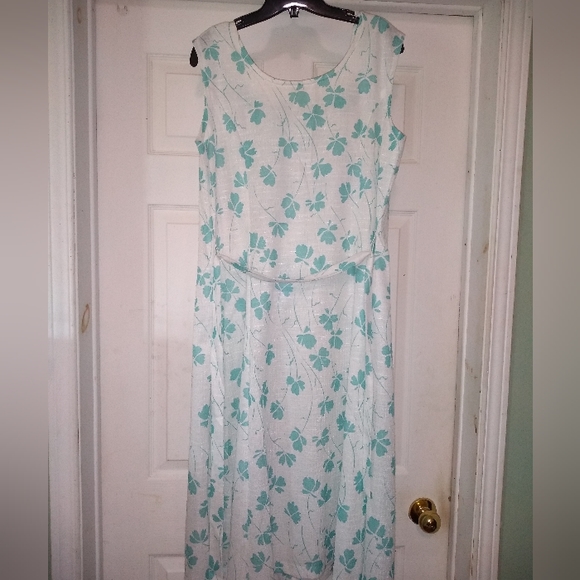 Vintage Windsor Sleeveless Dress Sz 20.5 1950s-60s Made in Canada Prairi… - Picture 2 of 9